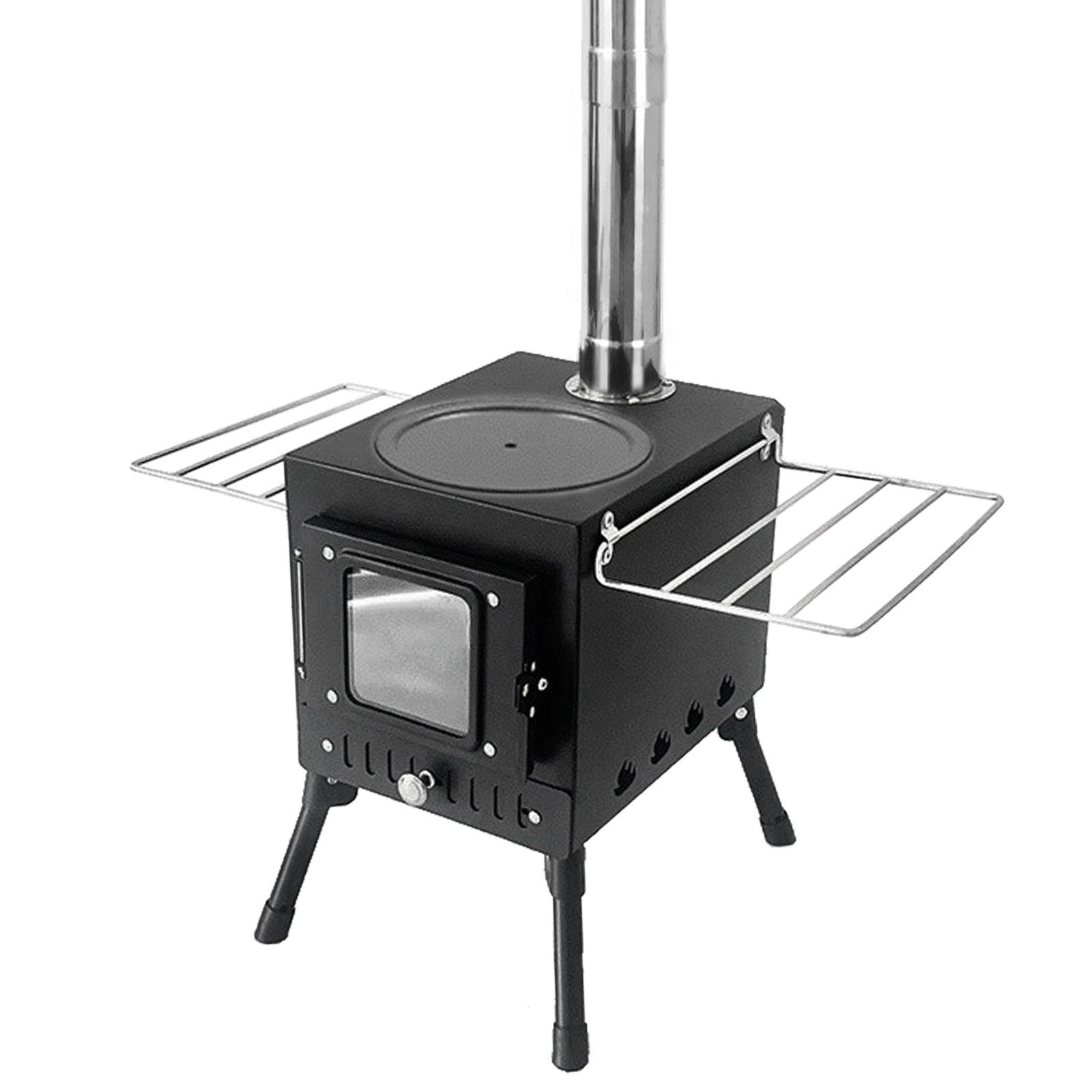 Campfire Cooking In Another World - Tomshoo Outdoor Camping Wood-burning Stove Wood