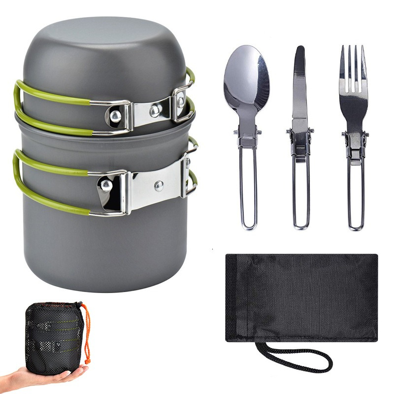 Camping Cooking Easy - Outdoor Portable Camping Cookware High Temperature