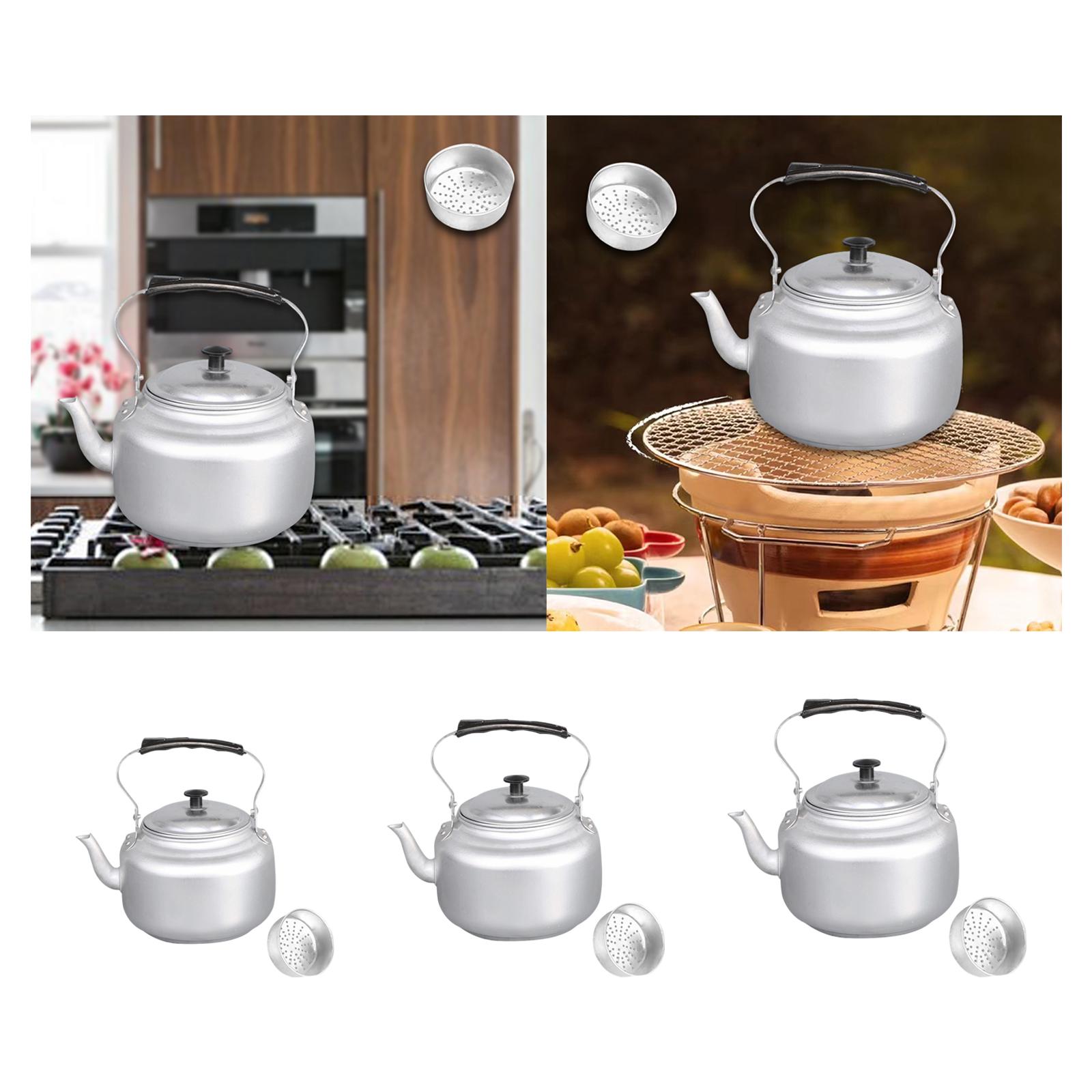 Camping Cooking Pot Large - Large Capacity Aluminum Teapot Thickened Water