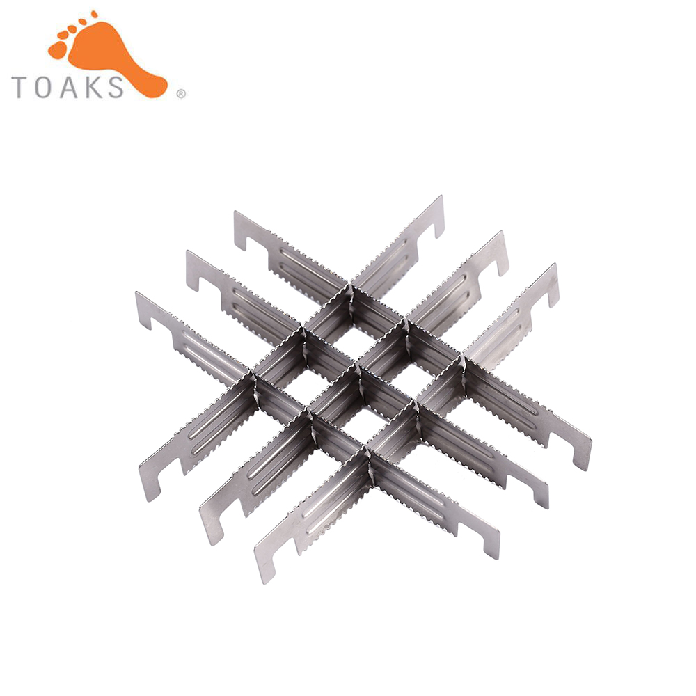 Cooking On Camping Stove - 2/4/6pcs TOAKS Outdoor Titanium Wood Stove