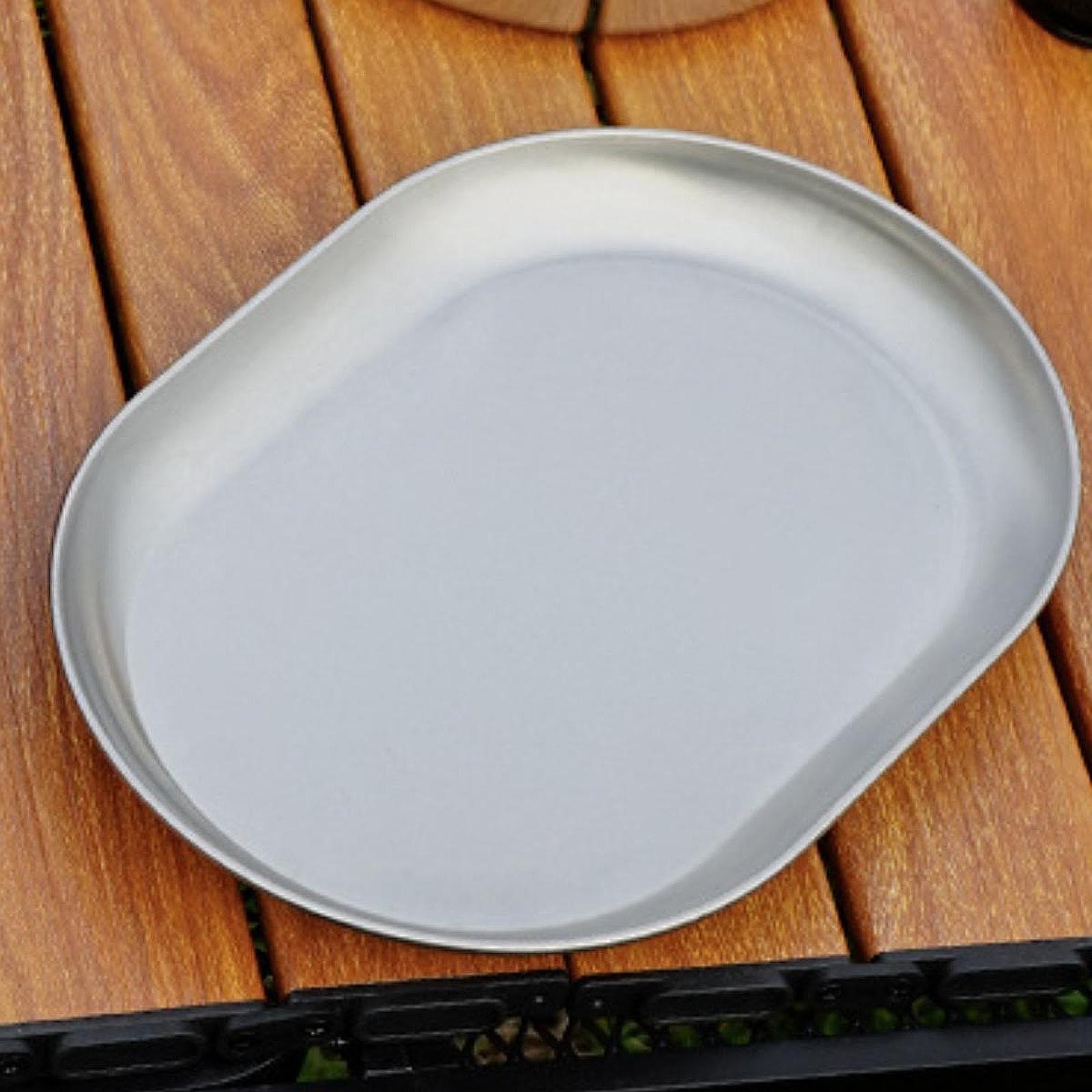 Camping Cooking Easy - Outdoor Stainless Steel Camping Plate Easy