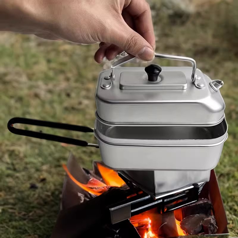 Camping Cooking Full Set - Ultralight Portable Picnic Camping Tourist Kettle