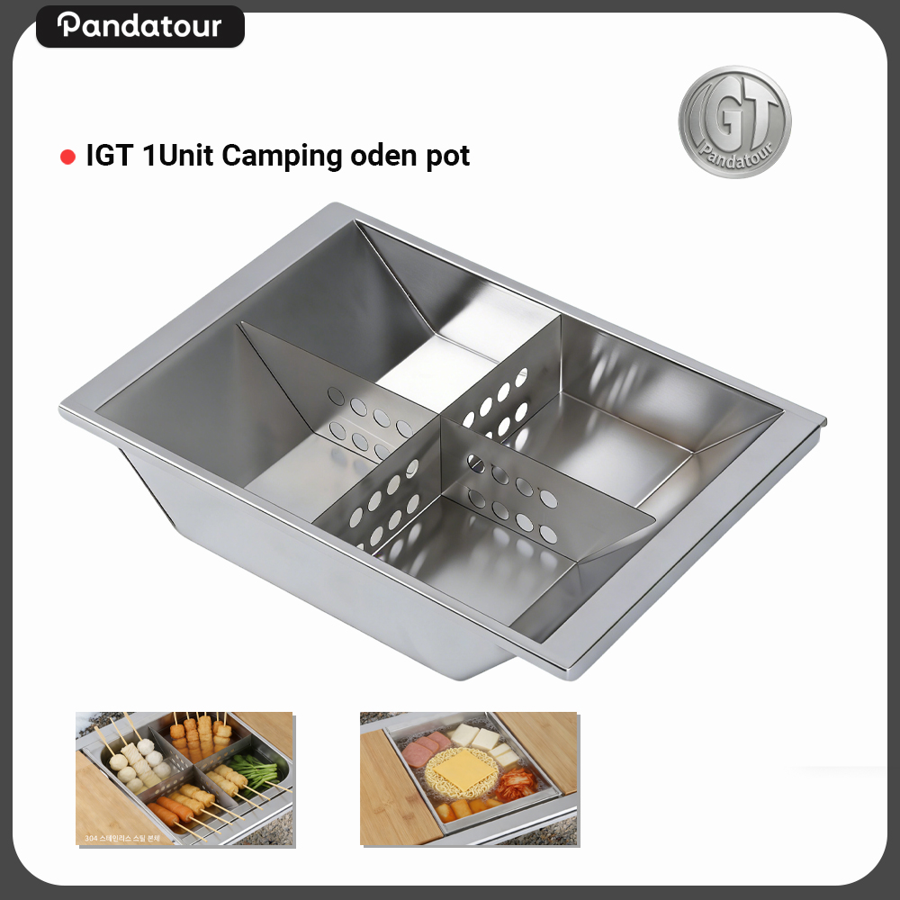 Camping Cooking Pot Large - Pandatour Camping IGT Unit Oden Pot