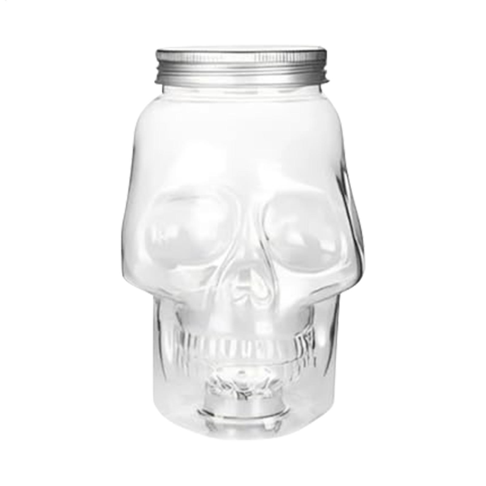 Camping Cooking With Kids - 500ml/800ml Skull Jars Reusable Spooky Decor