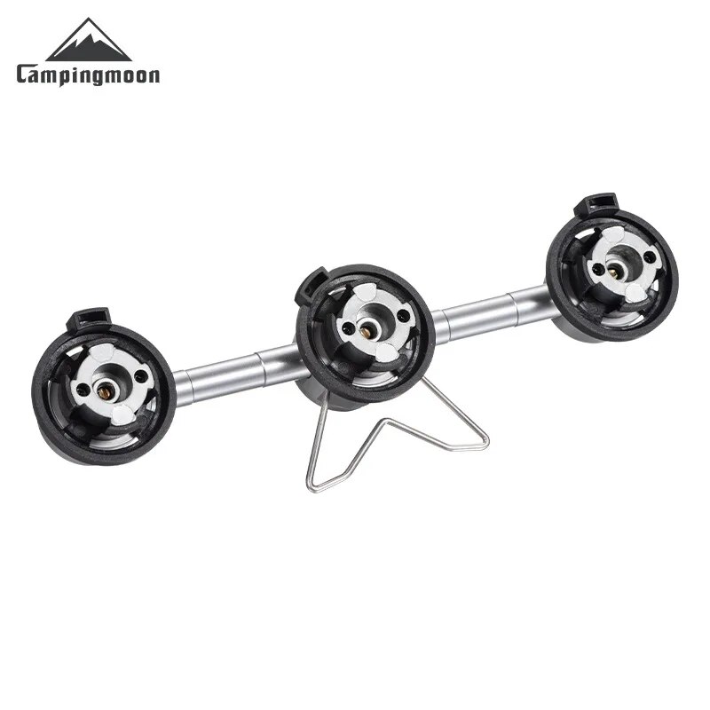 Cooking On Camping Stove - CAMPINGMOON Outdoor Camping 1PCS Alloy Three