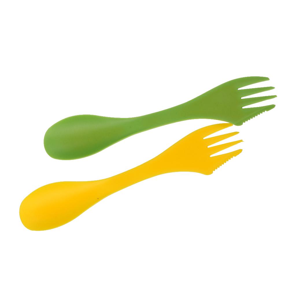 Camping Cooking Full Set - Multi-functional Camping Spork Fork Cutlery Set
