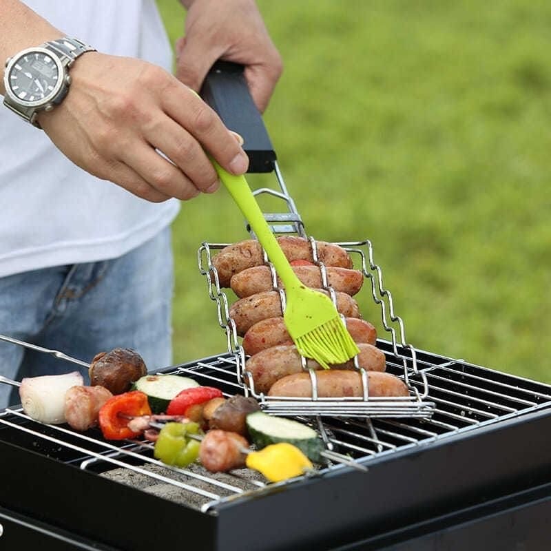 Camping Cooking Easy - Portable Camping BBQ Grill Compact Lightweight