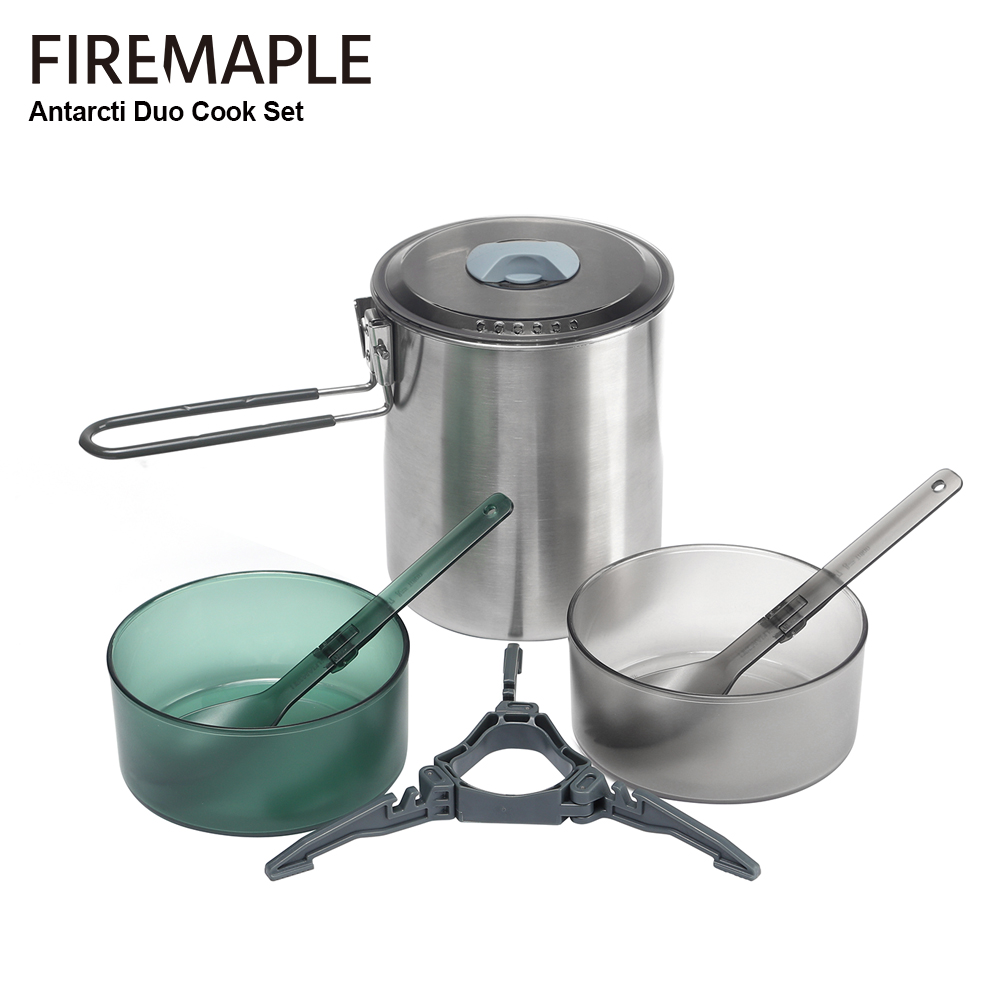 Camping Cooking On Fire - Fire-Maple Antarcti Duo Camping Cooking Set