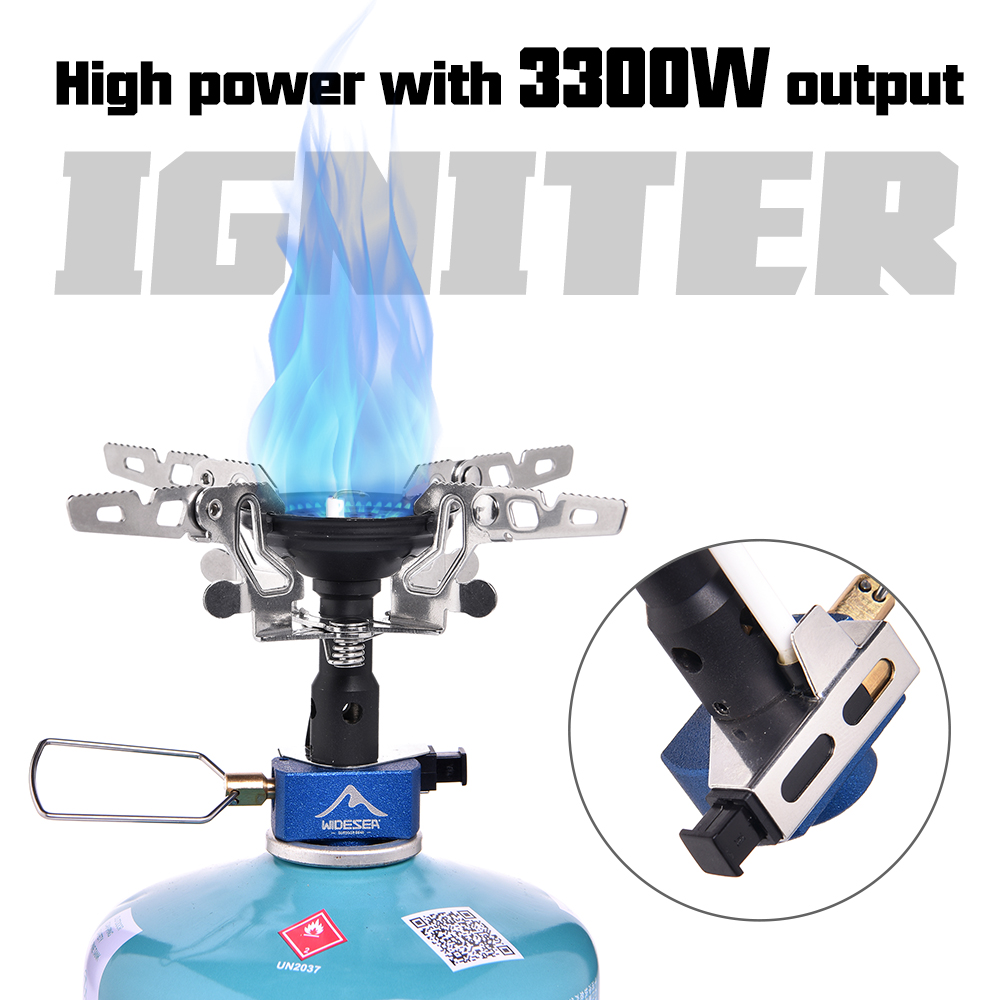 Cooking On Camping Stove - Outdoor Camping Gas Burner Outdoor Stove