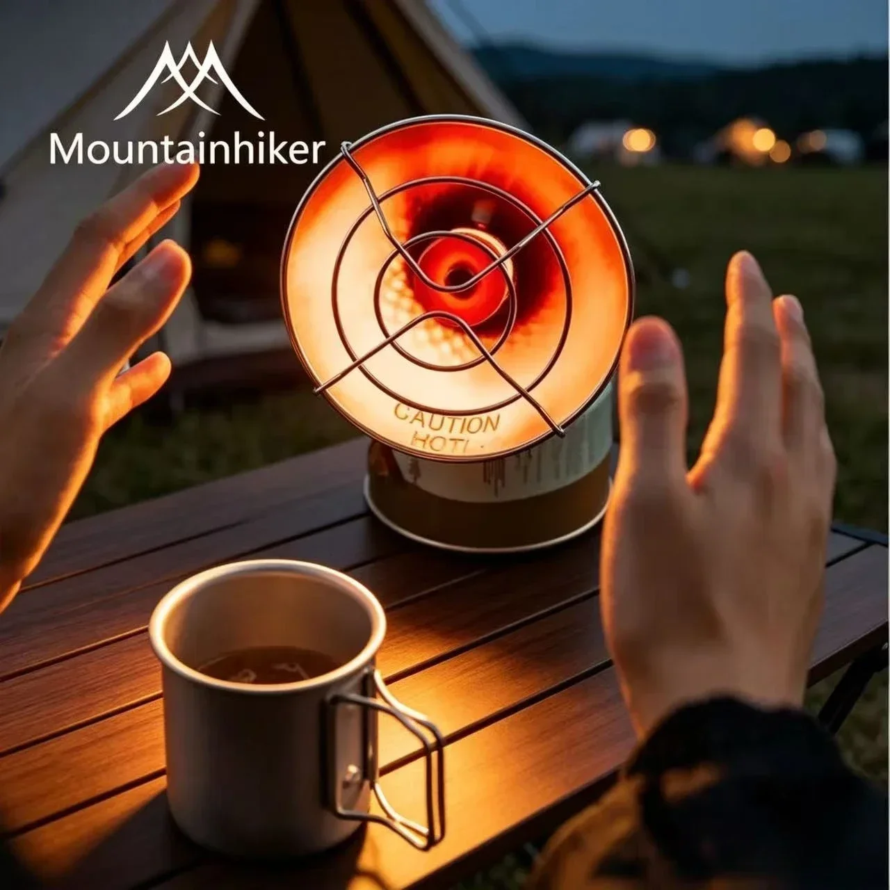 Cooking On Camping Stove - MOUNTAINHIKER Outdoor Camping Mini Portable Gas