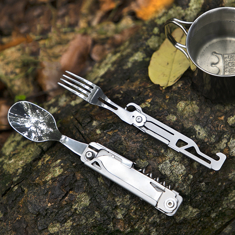 Multi-function Camping Fork Sp - огляд і ціна Camping Cooking Kit Box