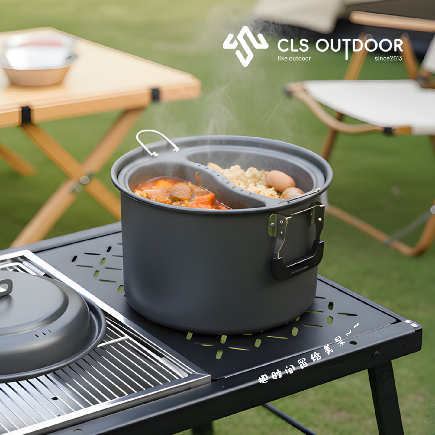 6.5L Large Capacity Mandarin D - огляд і ціна Camping Cooking Pot Large