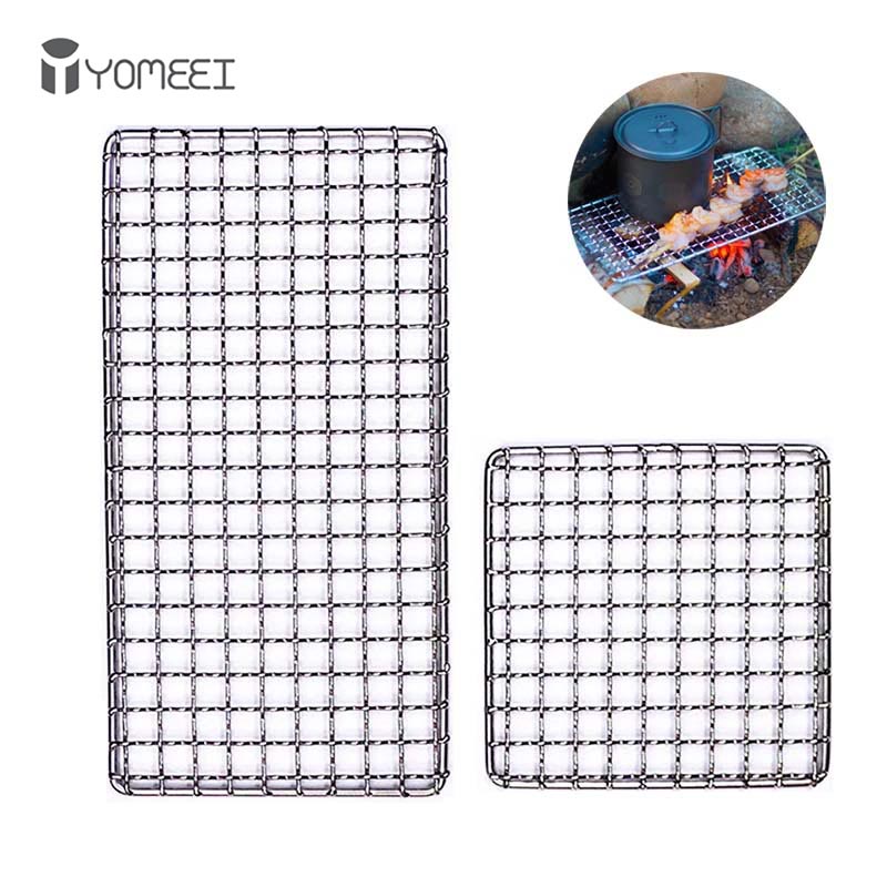 YOMEEI 2Pcs Stainless Steel BB - огляд і ціна Camping Cooking Mesh