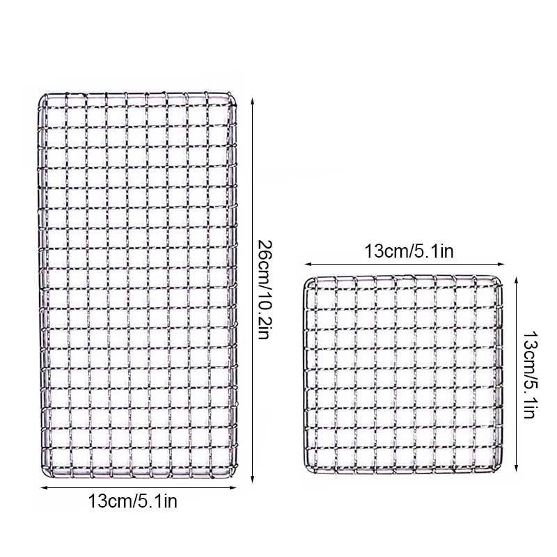 YOMEEI 2Pcs Stainless Steel BB - огляд і ціна Camping Cooking Mesh