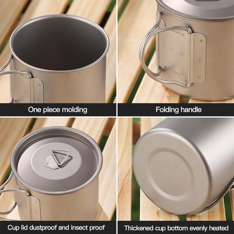 Titanium Camping Mug with Fold - огляд і ціна Camping Cooking Mesh