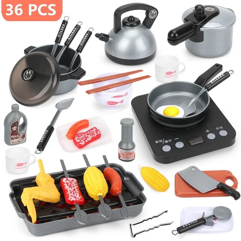 Kids Kitchen Toy Set Toddler P - огляд і ціна Camping Cooking With Kids
