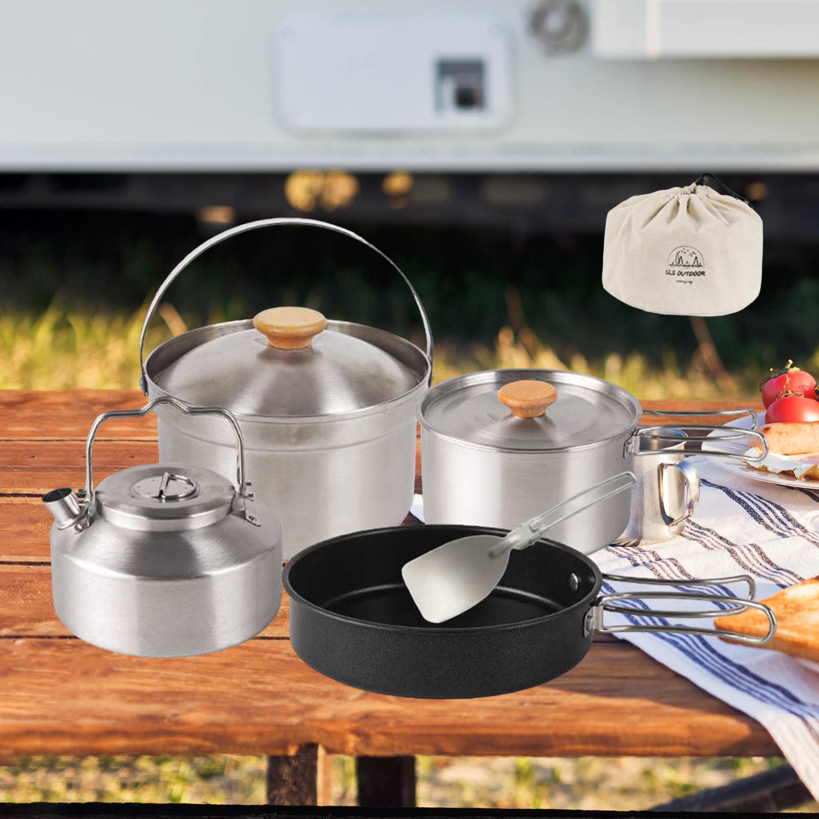 Camping Cookware Cook Gear Por - огляд і ціна Camping Cooking Gear Set