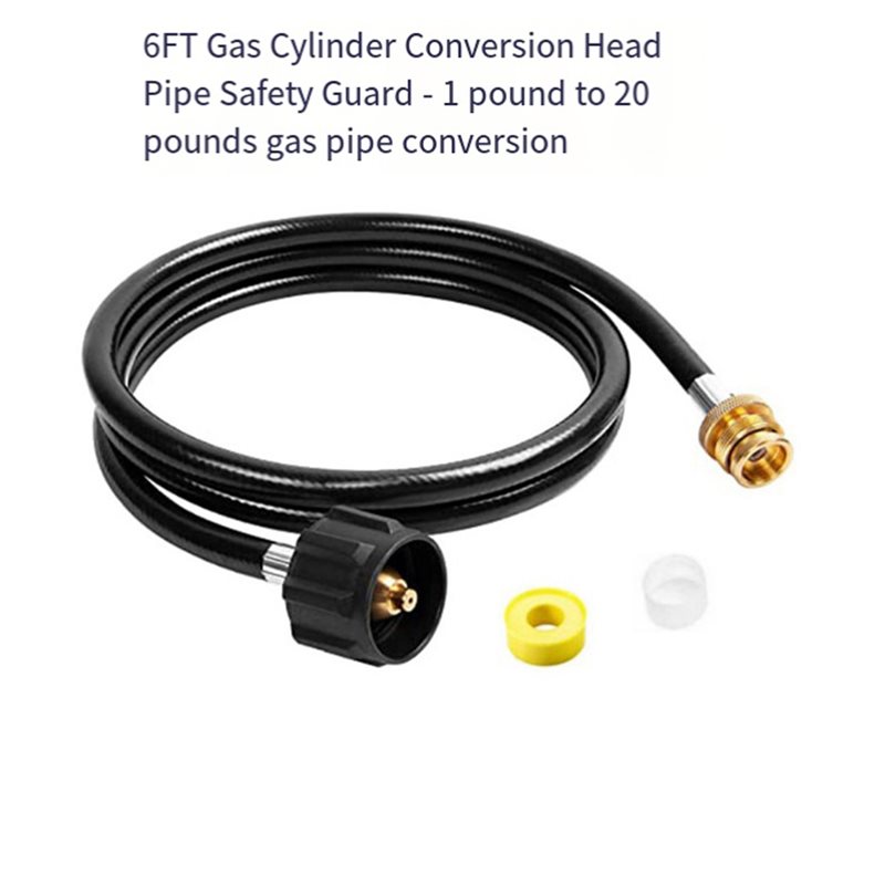 QCC Propane Tanks Adapter Hose - огляд і ціна Camping Cooking Easy