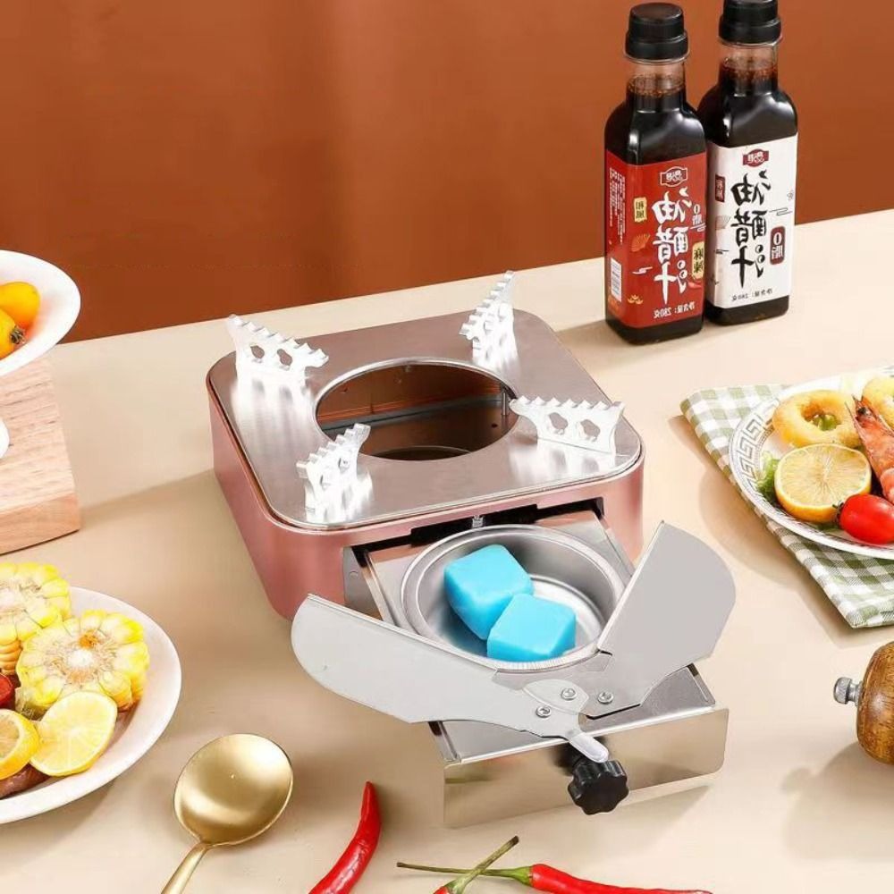 Portable Square Stainless Stee - огляд і ціна Camping Cooking Alcohol