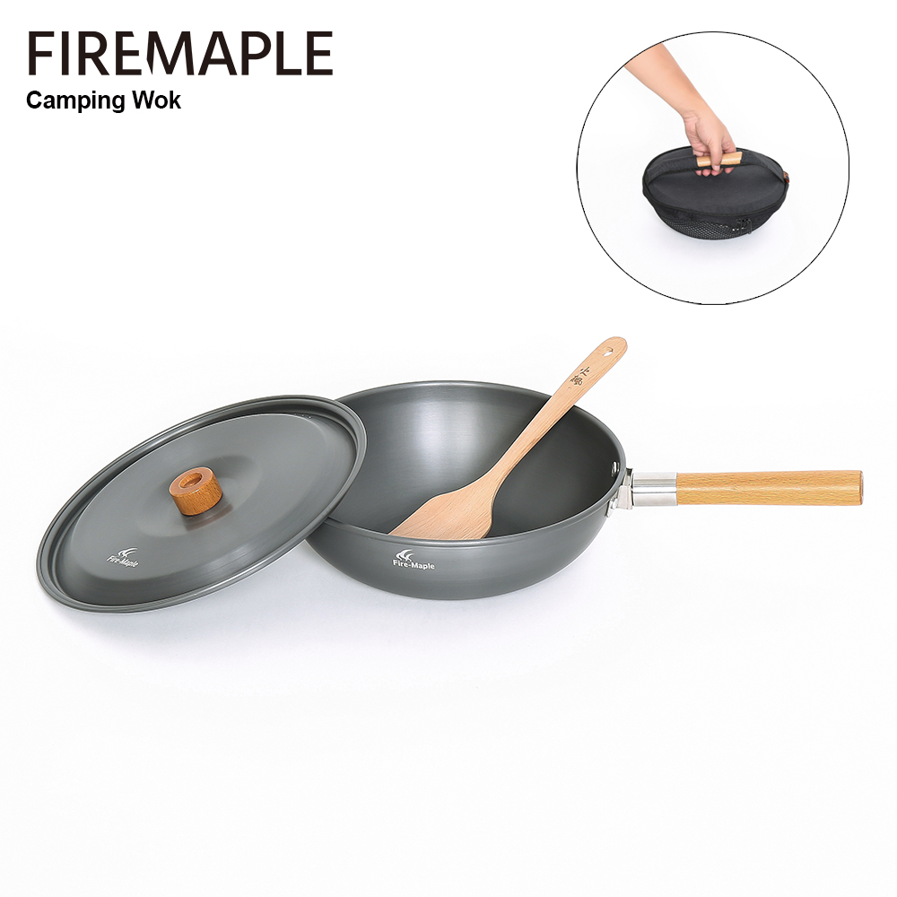 Fire-Maple Camping Wok Lightwe - огляд і ціна Camping Cooking On Fire