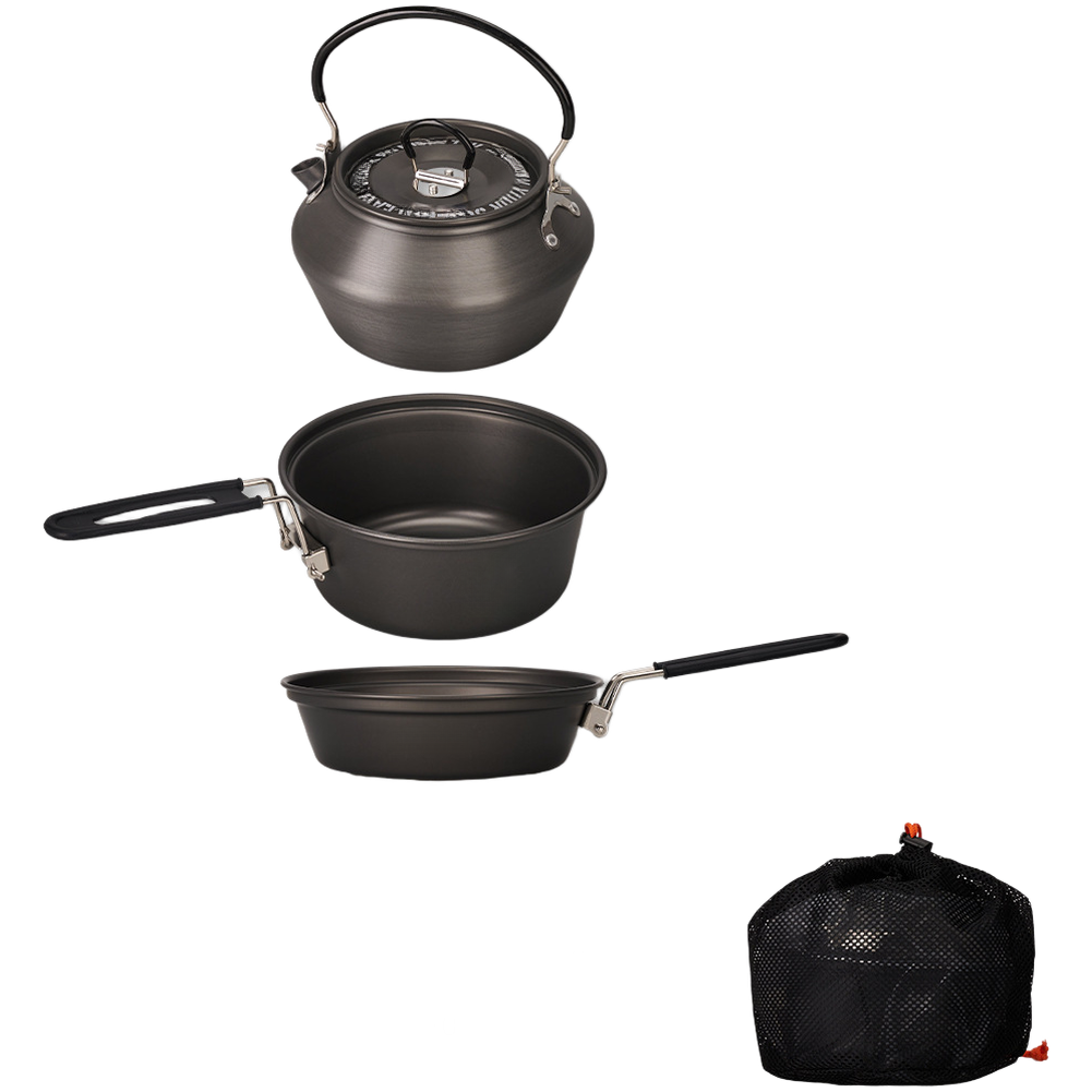 Lightweight Aluminum Alloy Cam - огляд і ціна Camping Cooking Gear Set