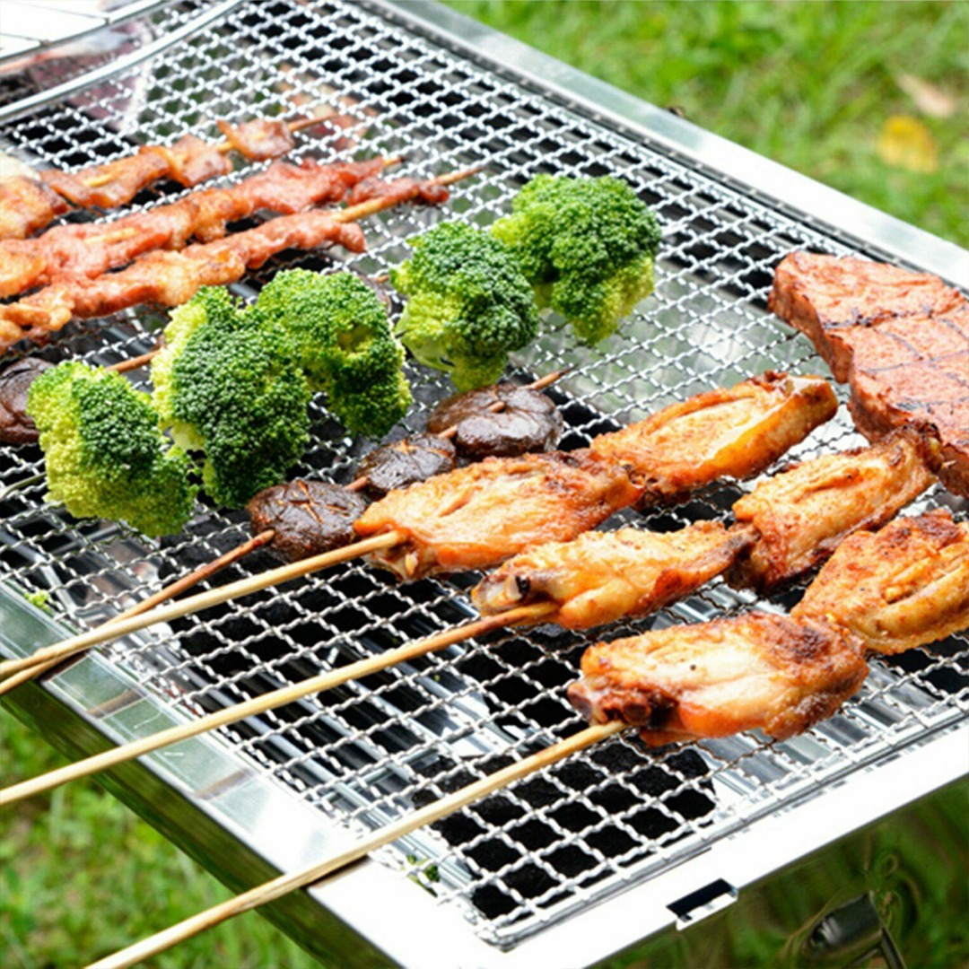 1pcs/2pcs 50 * 38cm BBQ Grill  - огляд і ціна Camping Cooking Mesh