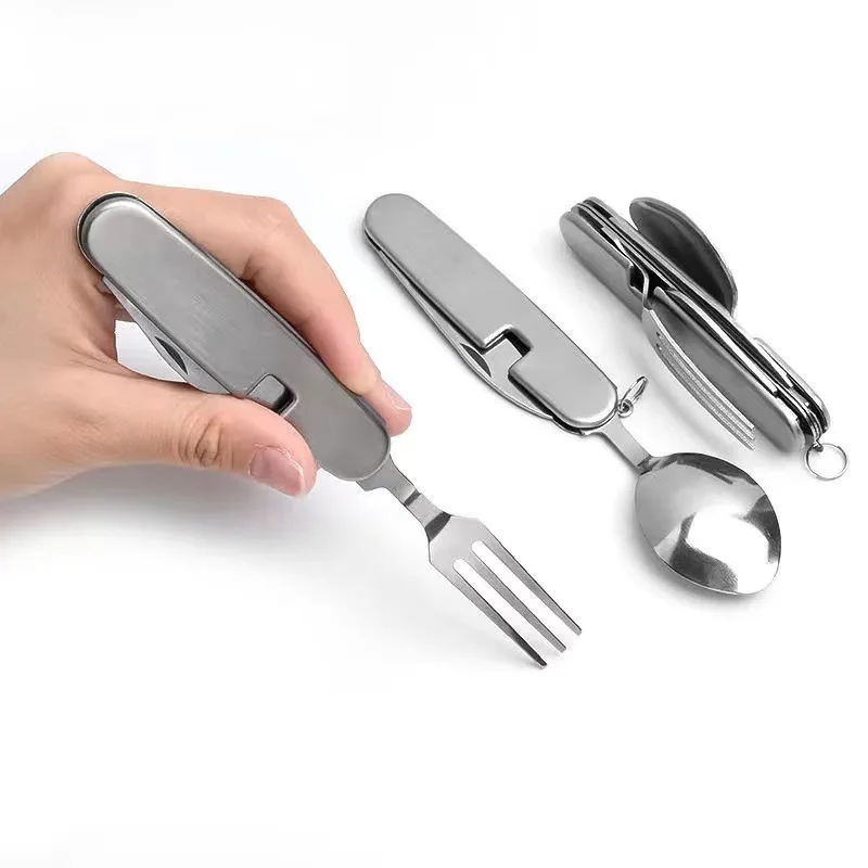 Camping Tableware Set Stainles - огляд і ціна Camping Cooking Full Set