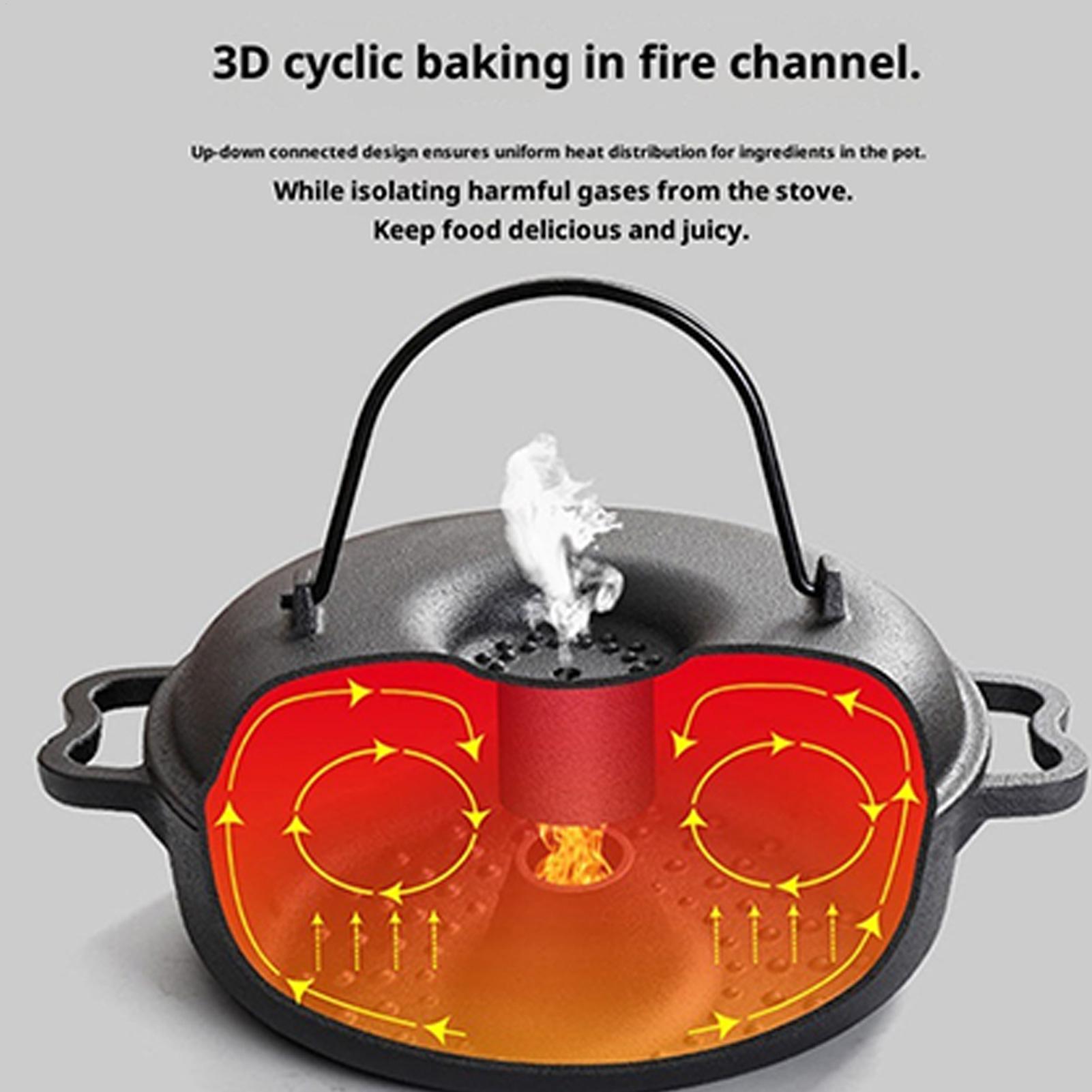 Cauldron Pot for Cooking Non-S - огляд і ціна Camping Cooking Ovens
