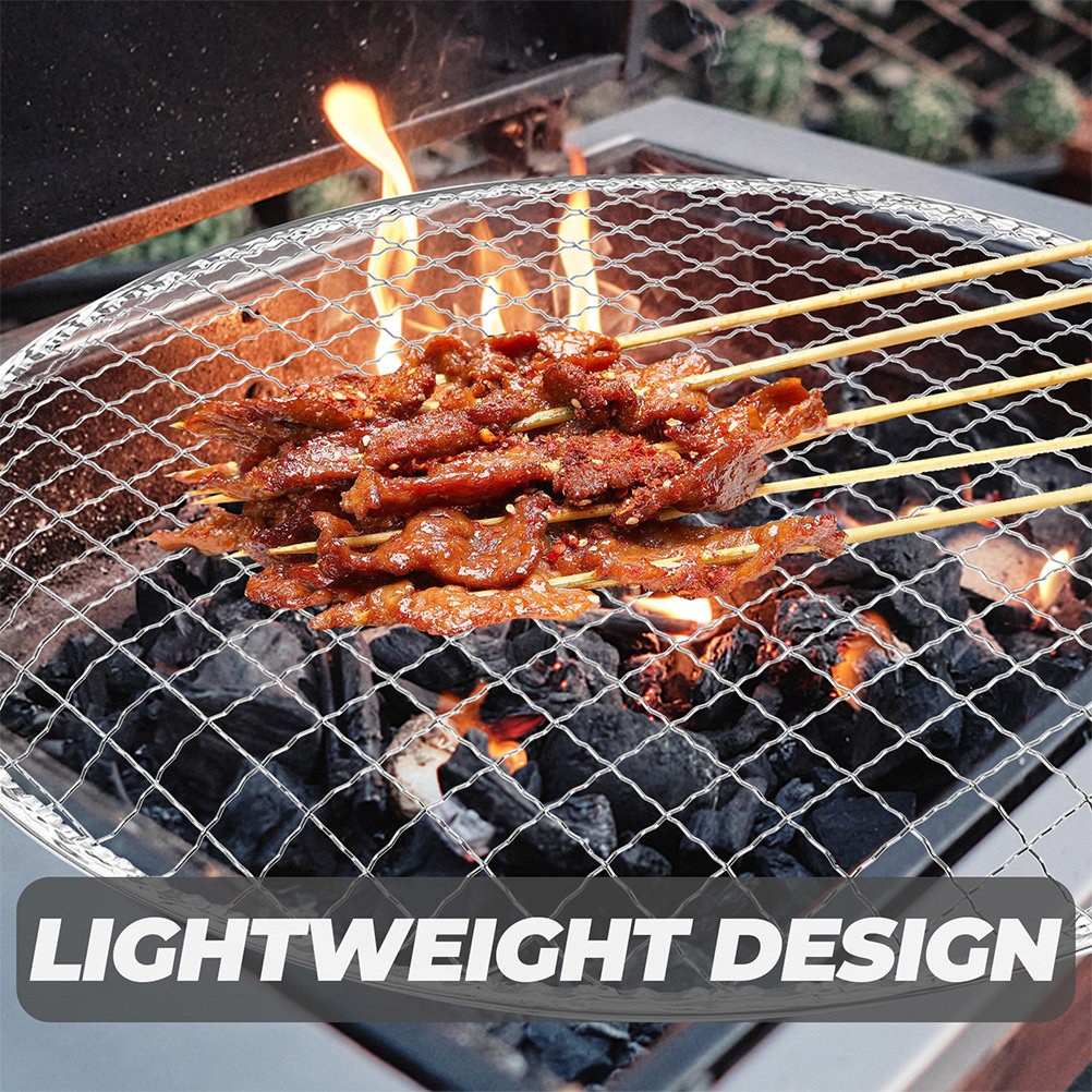 10Pcs Bbq Grill Mesh Fire Pit  - огляд і ціна Camping Cooking Mesh