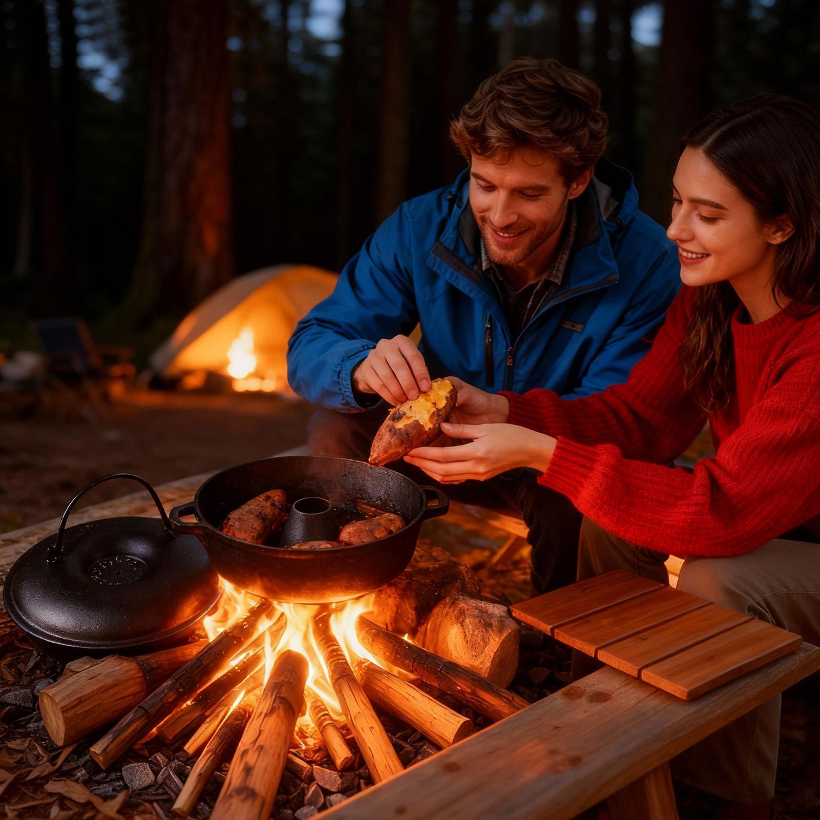 Cast Iron Cauldron For Cooking - огляд і ціна Camping Cooking Ovens