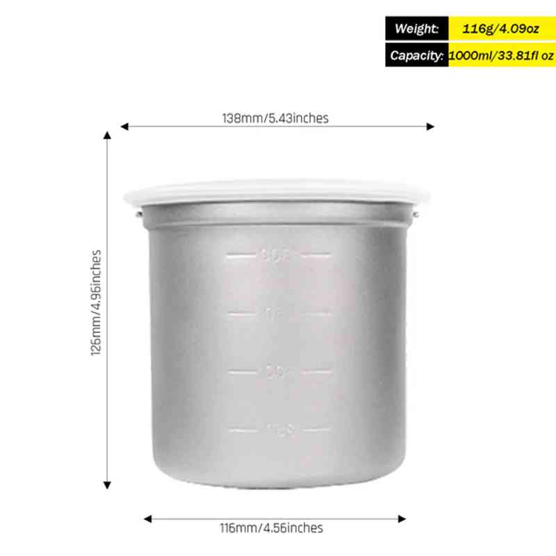 Silverant Camping Titanium Pot - огляд і ціна Camping Cooking Mesh