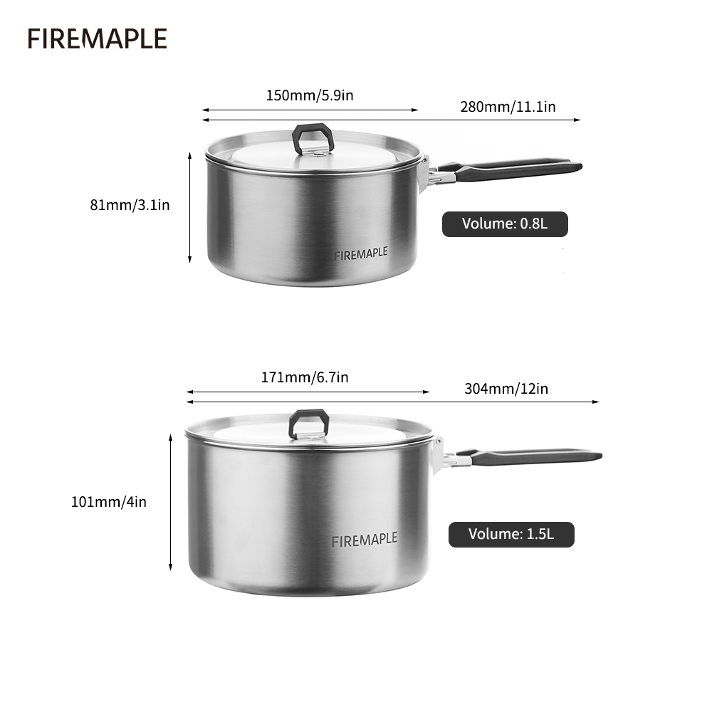 Fire Maple Camping Cookware Hi - огляд і ціна Camping Cooking On Fire