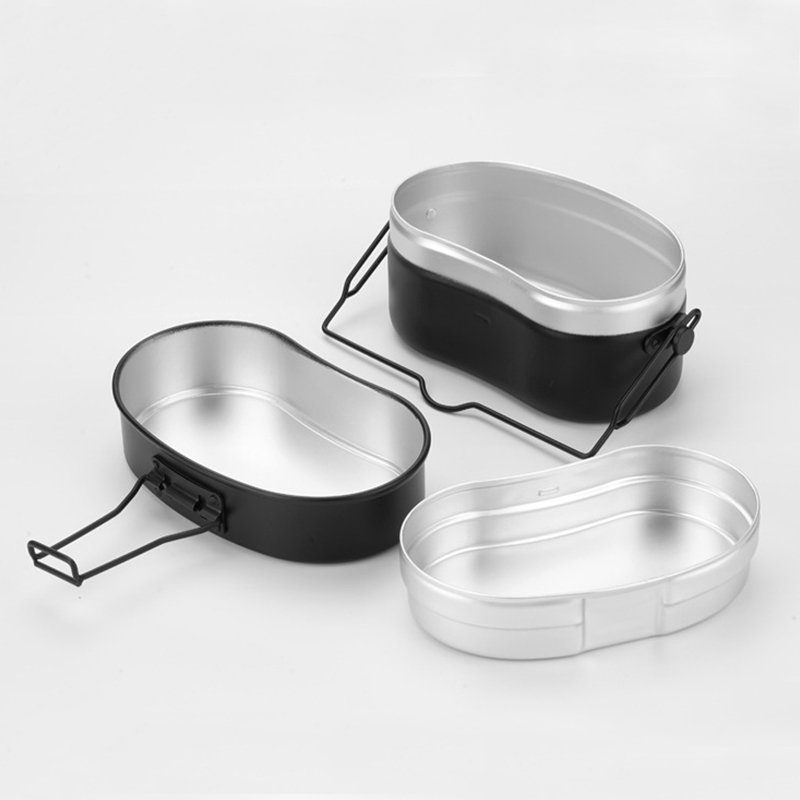 Aluminum Lunch Box Cookware Ou - огляд і ціна Camping Cooking Kit Box
