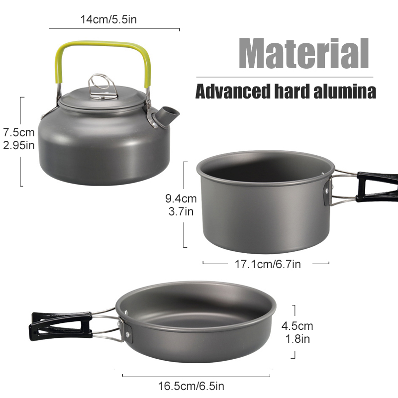 WESTTUNE Camping Cookware Kit  - огляд і ціна Camping Cooking Full Set