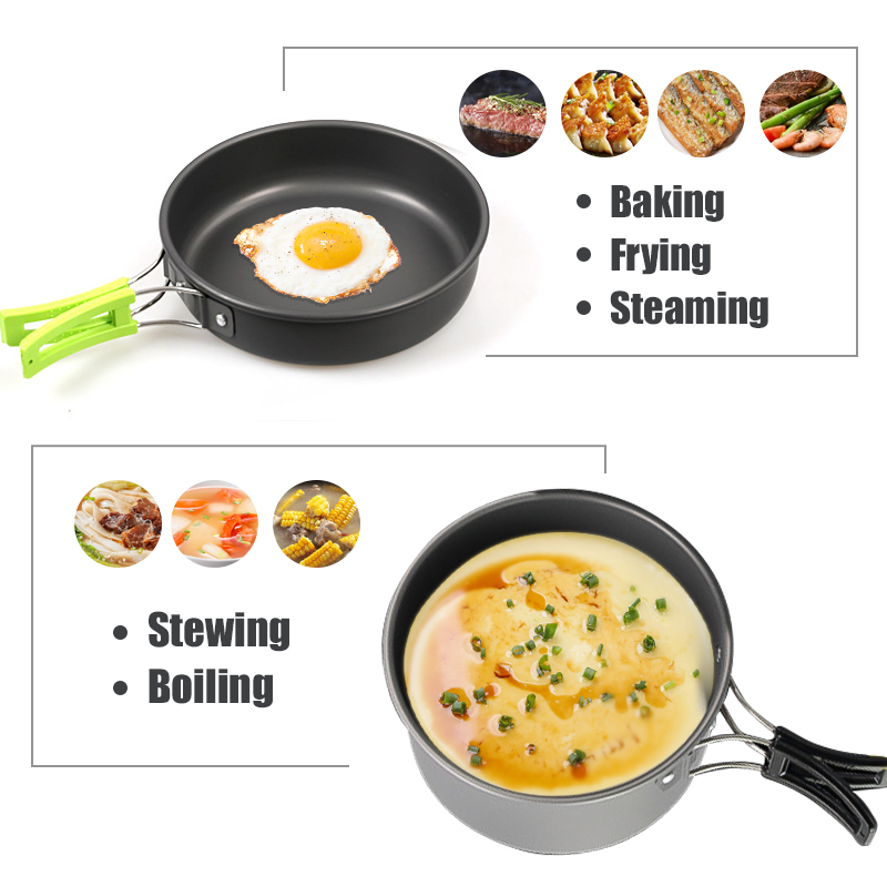 WESTTUNE Camping Cookware Kit  - огляд і ціна Camping Cooking Full Set