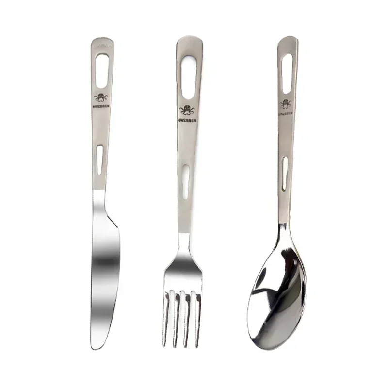 HWZBBEN Titanium Fork Spoon Kn - огляд і ціна Camping Cooking Full Set