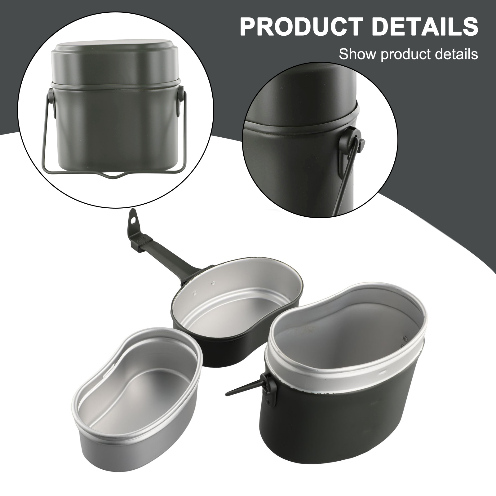 Portable Camping Mess Kits 3 I - огляд і ціна Camping Cooking Kit Box