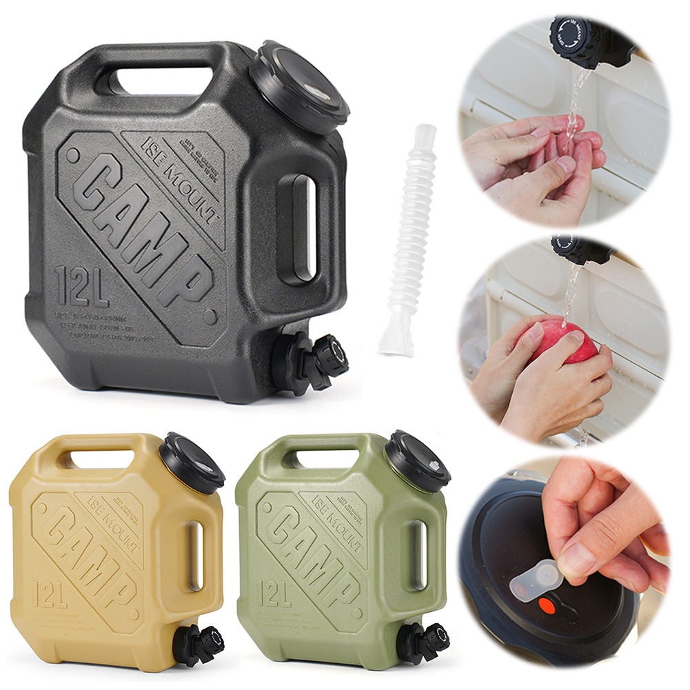 12L Camping Water Jug with Spi - огляд і ціна Camping Cooking Pot Large