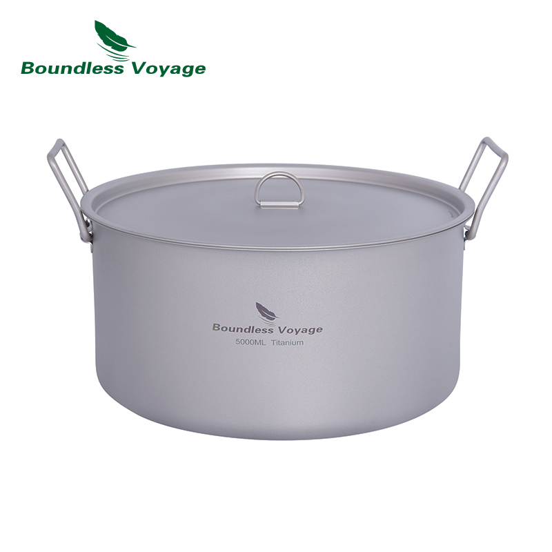 Boundless Voyage 2L 5L Big Cap - огляд і ціна Camping Cooking Pot Large
