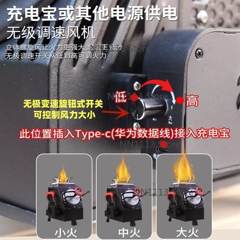 Large Self-Driving Camping Sto - огляд і ціна Camping Cooking Equipment Electric