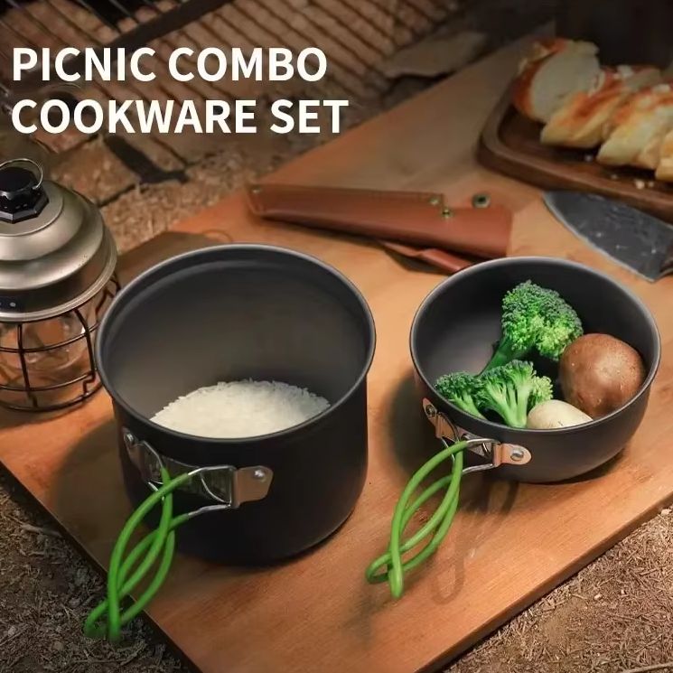 Outdoor Hiking Picnic Cookware - огляд і ціна Camping Cooking Gear Set