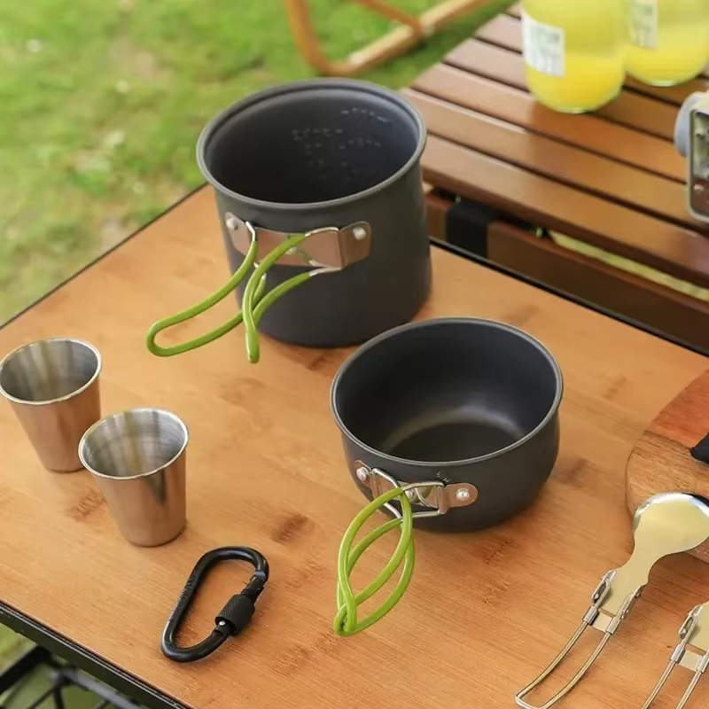 Outdoor Hiking Picnic Cookware - огляд і ціна Camping Cooking Gear Set