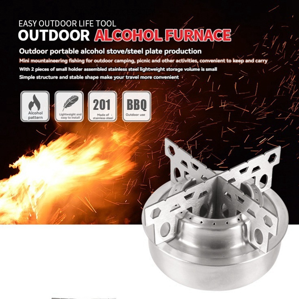 Portable Mini Alcohol Stove Cr - огляд і ціна Camping Cooking Alcohol