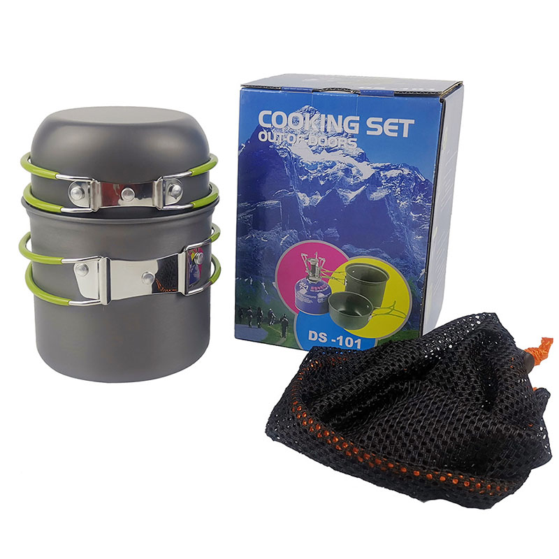 Camping Cookware Kit with Stov - огляд і ціна Camping Cooking Kit Box