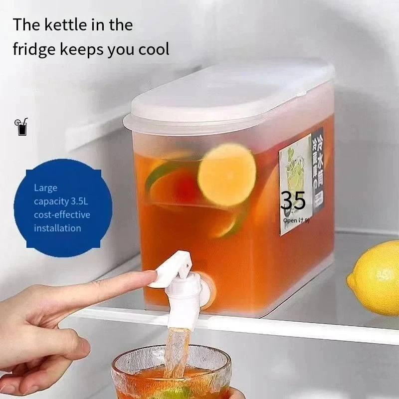 3.5/5L Cold Drink Kettle with  - огляд і ціна Camping Cooking Pot Large