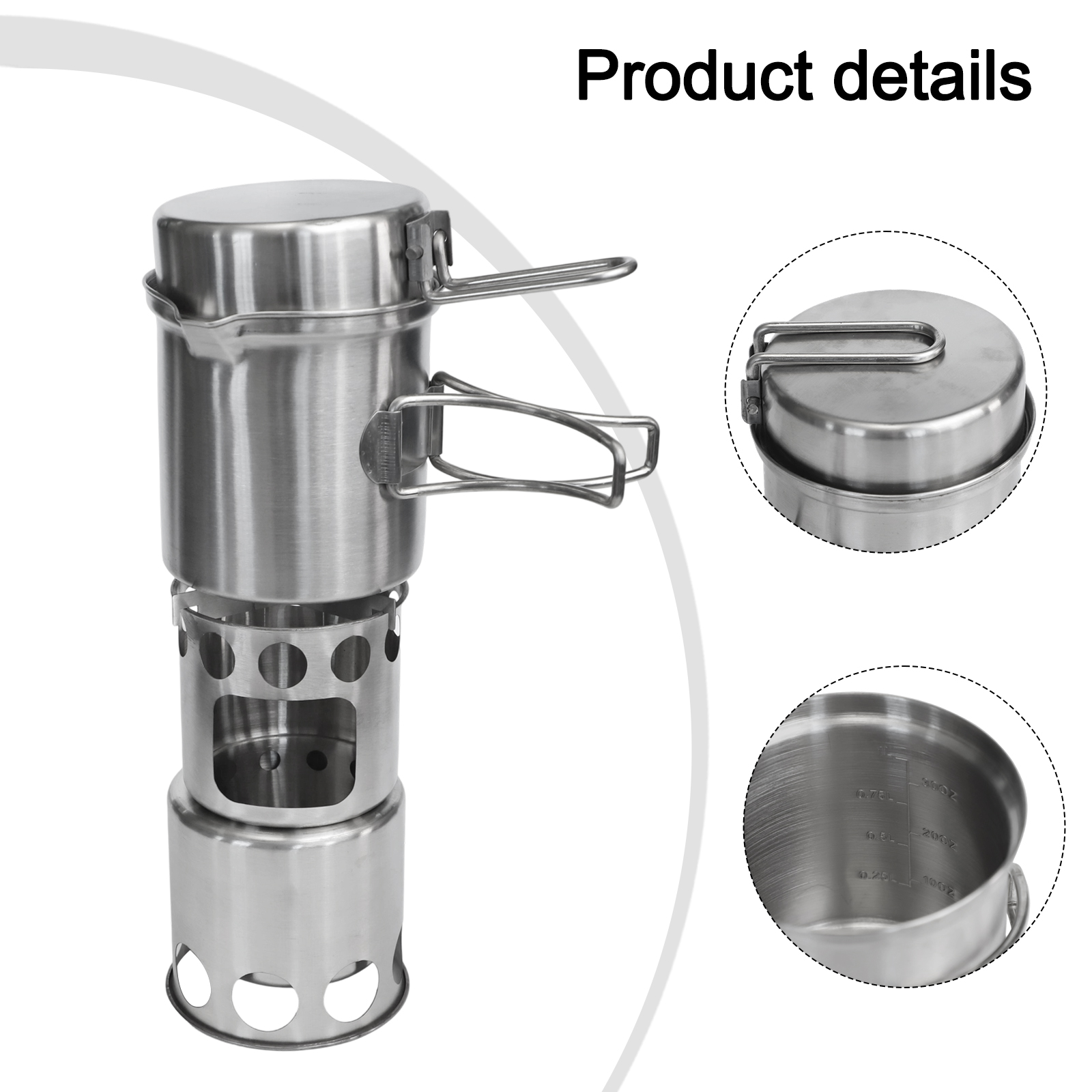 For Camping Portable Firewood  - огляд і ціна Camping Cooking Gear Set