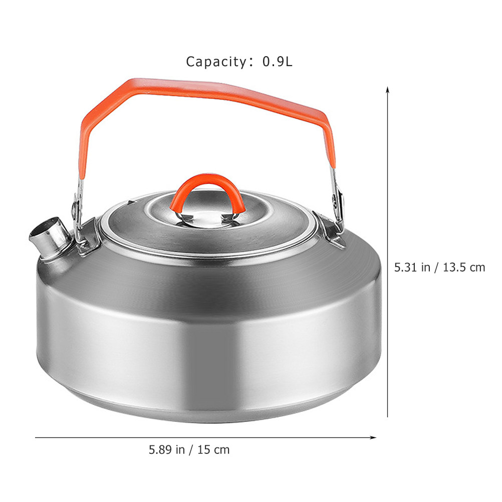 Stainless Steel Camping Tea Ke - огляд і ціна Camping Cooking Pot Large