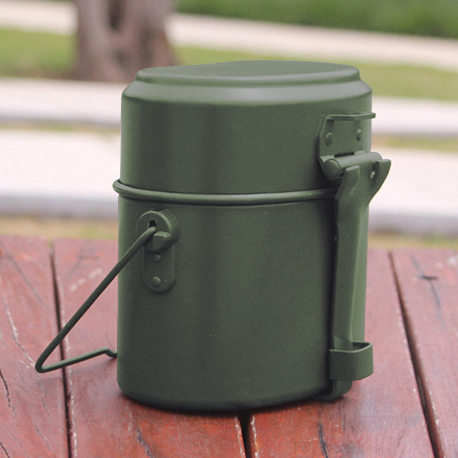 3Pcs/Set Lunch Box Aluminum Po - огляд і ціна Camping Cooking Kit Box