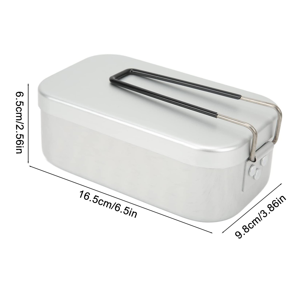 800ML Aluminum Lunch Boxes Out - огляд і ціна Camping Cooking Kit Box
