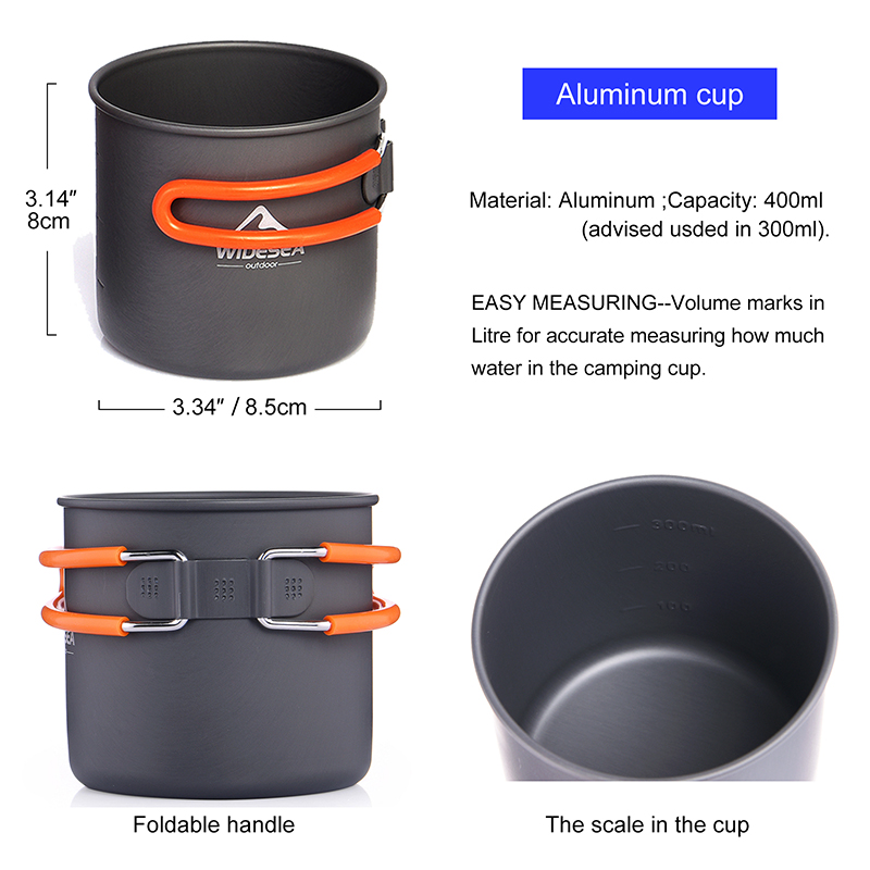 Widesea Camping Cookware Set O - огляд і ціна Camping Cooking Full Set